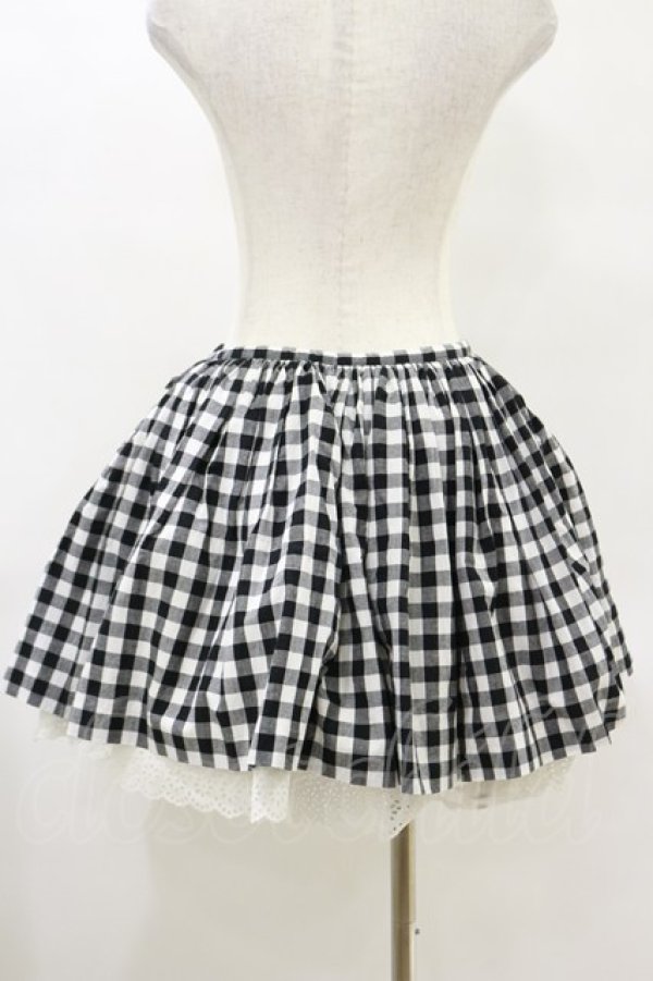 画像2: Katie / AMERICAN PIE panier skirt  ブラック H-25-06-21-066-LO-SK-KB-ZH (2)