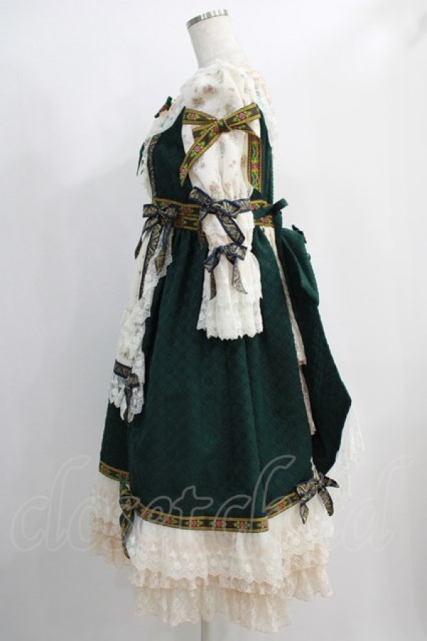 画像2: BABY,THE STARS SHINE BRIGHT / Mazrka〜乙女なJolie fleur〜ワンピースドレス・ヘッドドレスSet Free グリーン H-25-06-21-1002-BA-OP-NS-ZH (2)
