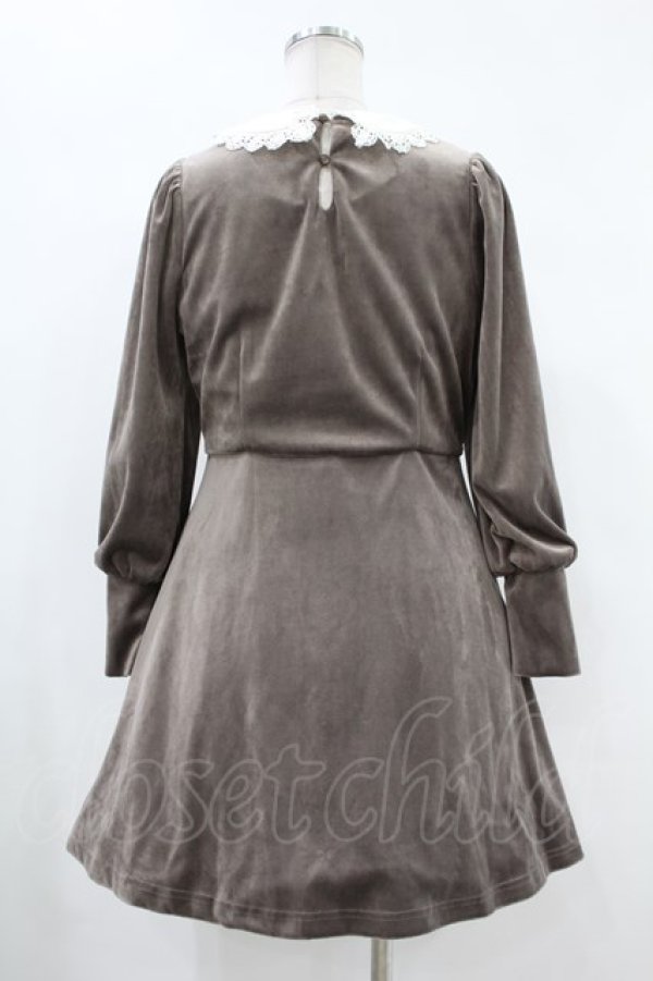 画像2: Fi.n.t / クレリックベロアミニワンピース Free GREGE H-25-06-21-1027-CA-OP-NS-ZH (2)