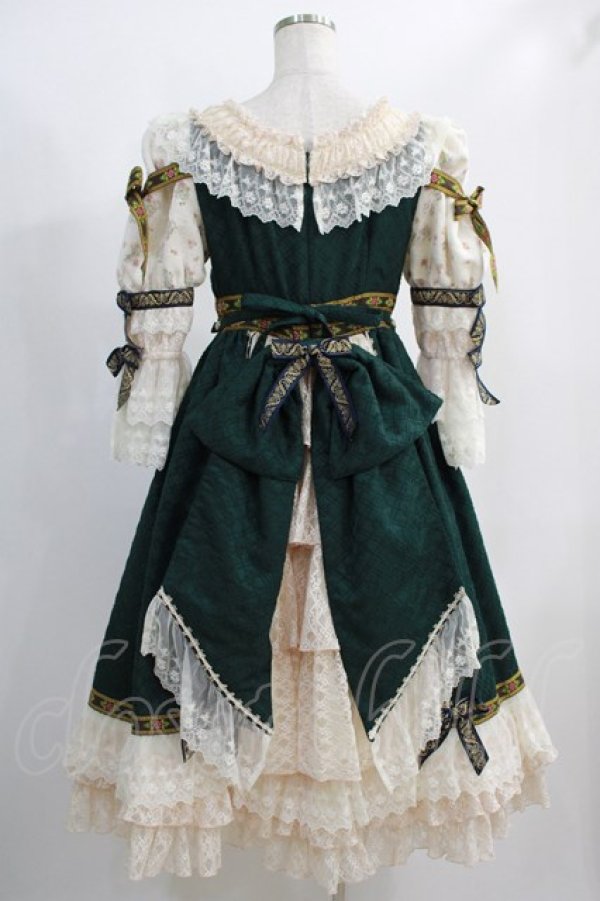 画像3: BABY,THE STARS SHINE BRIGHT / Mazrka〜乙女なJolie fleur〜ワンピースドレス・ヘッドドレスSet Free グリーン H-25-06-21-1002-BA-OP-NS-ZH (3)