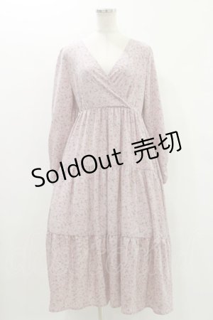 画像: Maison de FLEUR / ティアードドレス S ピンク H-25-06-21-1030-LO-OP-NS-ZH