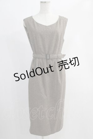 画像: an another angelus / ケープ付きチェックタイトワンピース Free BROWN H-25-06-21-1031-CA-OP-NS-ZT127