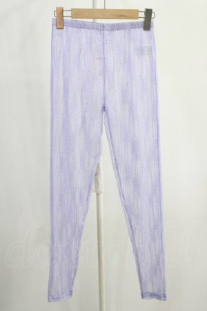 画像: axes femme POETIQUE / 花柄チュールレギンス  ラベンダー H-25-06-21-1036-AX-PA-NS-ZH