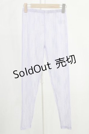 画像: axes femme POETIQUE / 花柄チュールレギンス  ラベンダー H-25-06-21-1036-AX-PA-NS-ZH