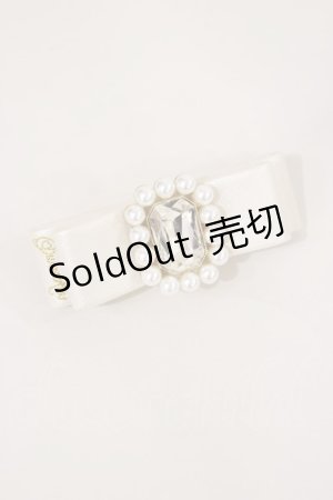 画像: Swankiss / leather barrette  OFF H-25-06-21-1039-CA-AC-NS-ZH