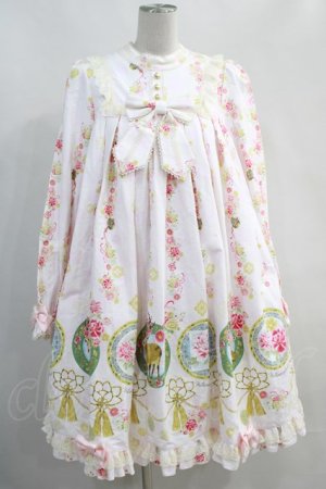 画像: metamorphose / 花鹿の万華鏡 Aラインワンピース サイズ1（通常サイズ） 薄桜 H-25-06-21-1013-ME-OP-NS-ZH