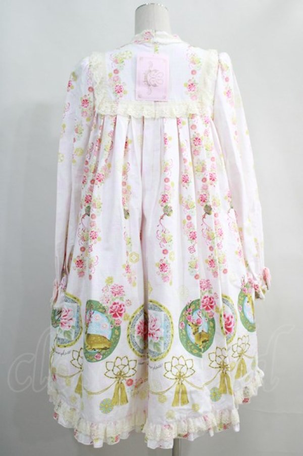 画像3: metamorphose / 花鹿の万華鏡 Aラインワンピース サイズ1（通常サイズ） 薄桜 H-25-06-21-1013-ME-OP-NS-ZH (3)