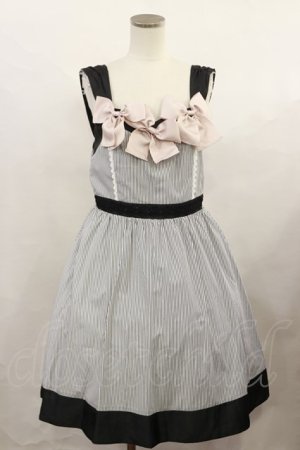 画像: axes femme POETIQUE / リボンデコレーションワンピース M ブラック H-25-06-21-1020-AX-OP-NS-ZH