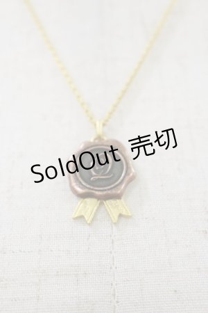 画像: Q-pot. / リボンシーリングチョコレートネックレス   H-25-06-21-013-QP-AC-KB-ZH