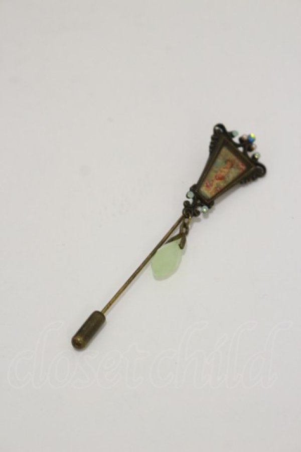 画像1: Michal Negrin / ピクチャーピンブローチ  ゴールド H-25-06-21-017-LO-ZA-KB-ZH (1)