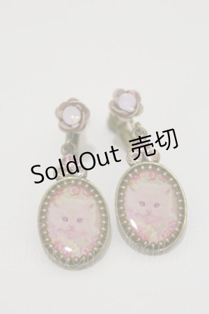 画像: Michal Negrin / マジカルキャットイヤリング  ゴールド H-25-06-21-019-LO-AC-KB-ZH
