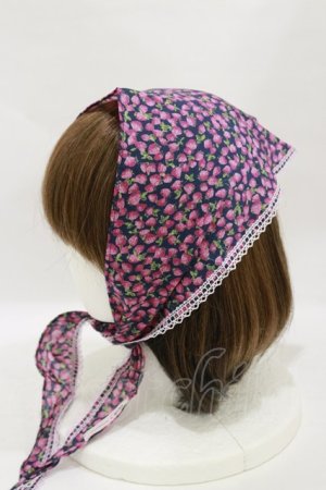 画像: MILK / ベリーズバブーシュカ  ネイビーローズ H-25-06-21-028-ML-ZA-KB-ZH