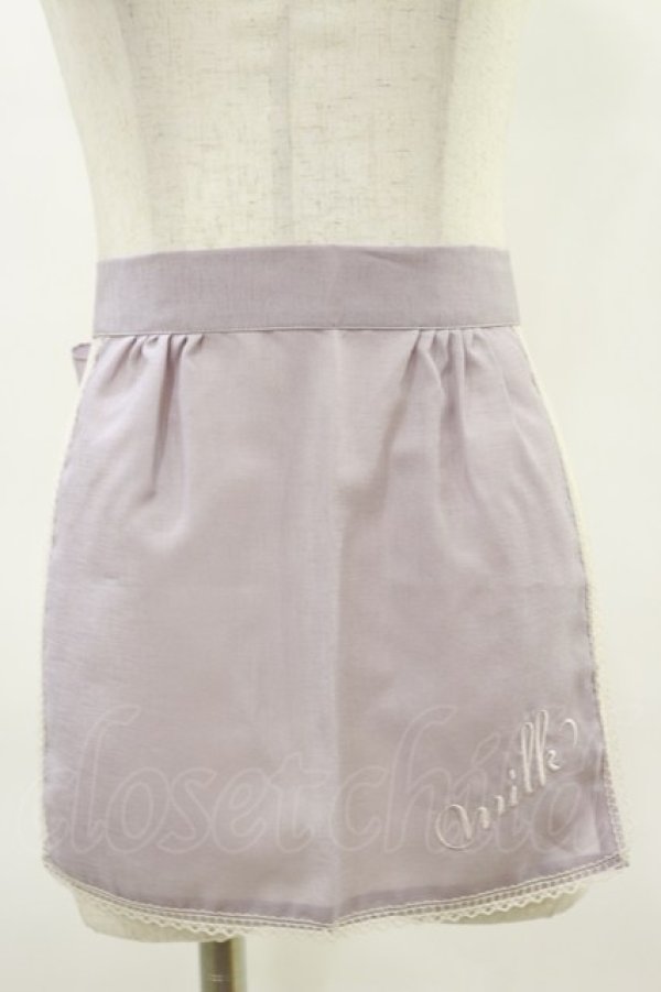 画像3: MILK / ペザントエプロン  プラムピンク H-25-06-21-031-ML-ZA-KB-ZH (3)