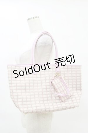 画像: Q-pot. / ストロベリーチョコレートトートバッグ  ピンク H-25-06-21-033-QP-BG-KB-ZH