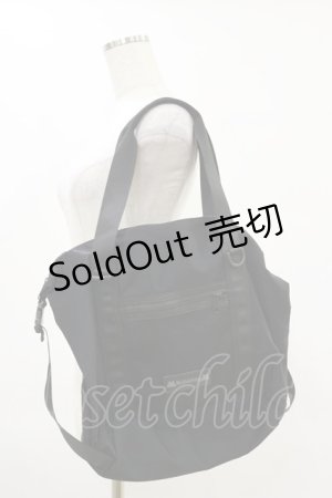 画像: NieR Clothing / メッシュポケットBAG  黒 H-25-06-21-035-PU-BG-KB-ZH