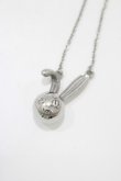 画像1: NieR Clothing / BUNNY 3D PENDANT  シルバー H-25-06-22-078-PU-AC-KB-ZH (1)