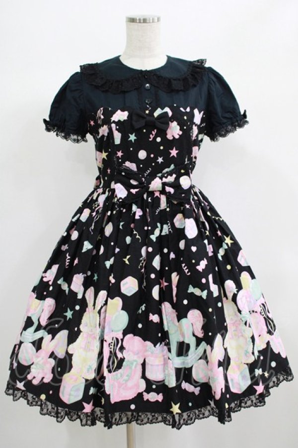 Angelic Pretty / TOY PARADEワンピース Free ブラック H-25-06