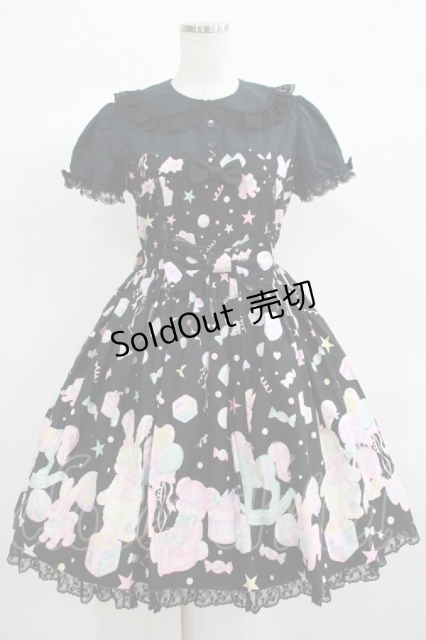 画像1: Angelic Pretty / TOY PARADEワンピース Free ブラック H-25-06-23-021-AP-OP-NS-ZH (1)