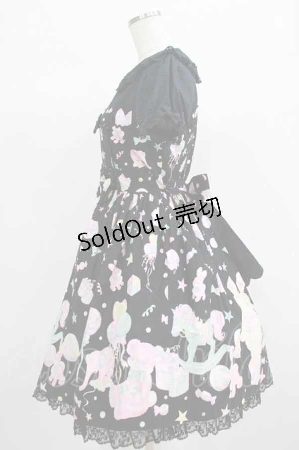 画像2: Angelic Pretty / TOY PARADEワンピース Free ブラック H-25-06-23-021-AP-OP-NS-ZH (2)
