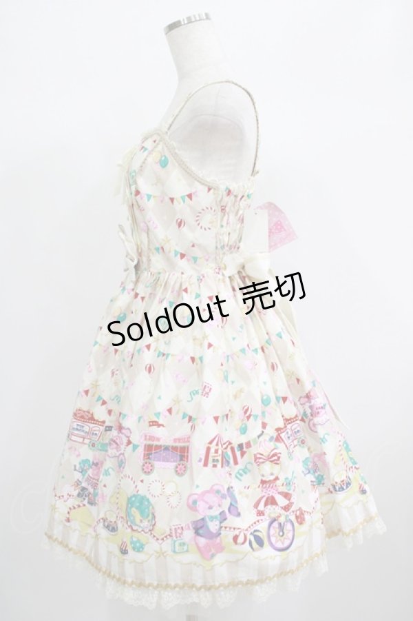 画像2: Angelic Pretty / Fantasy Theaterジャンパースカート Free アイボリー H-25-06-23-025-AP-OP-NS-ZH (2)