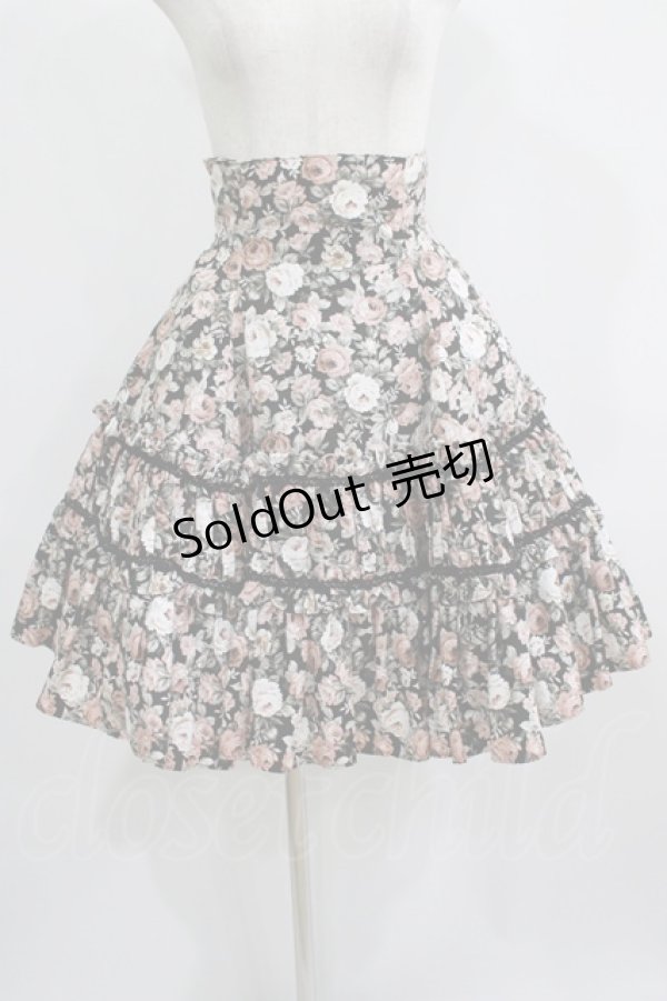 画像1: Mary Magdalene / エグランティーヌスカート Free ブラック H-25-06-23-028-CL-SK-NS-ZH (1)