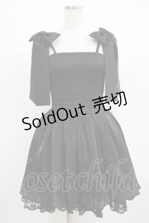 画像: Jamie エーエヌケー / ふわふわオーガンジーワンピース M ブラック H-25-06-23-036-LO-OP-NS-ZH