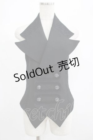 画像: ALICE and the PIRATES / フィアラルベスト Mens ブラック H-25-06-23-038-PA-JA-NS-ZH