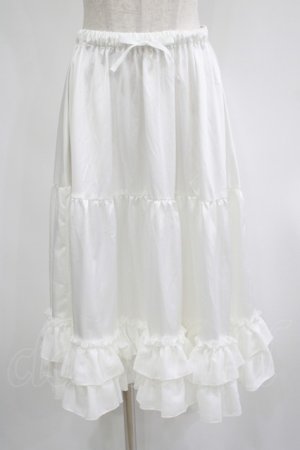 画像: axes femme kawaii / ミディフリルペチスカート M オフ H-25-06-23-039-AX-SK-NS-ZH