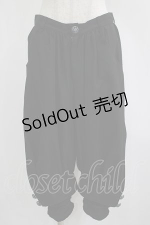 画像: ALICE and the PIRATES / フィアラルパンツ Mens ブラック H-25-06-23-041-PA-PA-NS-ZH