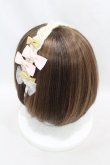 画像2: Emily Temple cute / マルチリボンヘアピース  アイボリー H-25-06-23-1005-ET-AC-KB-ZH (2)