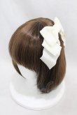 画像1: Cerise / ベルベットリボンバレッタ  オフホワイト H-25-06-23-1009-LO-AC-KB-ZH (1)
