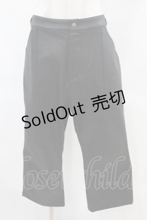 画像: Na+H / サイドベルトパンツ  ブラック H-25-06-23-1028-PU-PA-KB-ZH