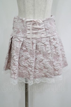 画像: Ank Rouge / ヨーク切替えスピンドルプリーツスカパン M ピンク H-25-06-23-046-CA-SK-NS-ZH