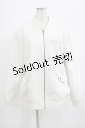 画像: Ank Rouge / うさぎブルゾン M オフ H-25-06-23-047-CA-JA-NS-ZH
