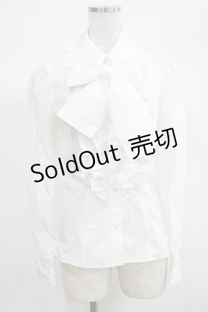 画像: Dreaming Drop / リボンブラウス Free オフ H-25-06-23-051-LO-BL-NS-ZH