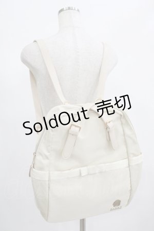 画像: m petit by misako / NINA'S コラボ AM2WAYリュック  アイボリー H-25-06-23-060-LO-BG-NS-ZH