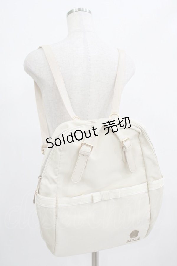 画像1: m petit by misako / NINA'S コラボ AM2WAYリュック  アイボリー H-25-06-23-060-LO-BG-NS-ZH (1)