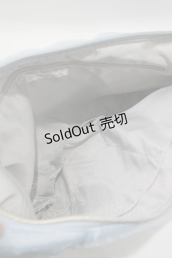 画像2: m petit by misako / リボンチャーム付きショルダーバッグ  サックス H-25-06-23-061-LO-BG-NS-ZH (2)