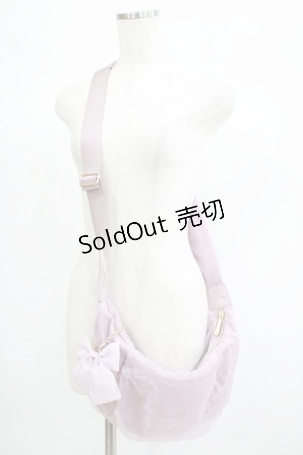 画像1: m petit by misako / リボンチャーム付きショルダーバッグ  ピンク H-25-06-23-063-LO-BG-NS-ZH (1)