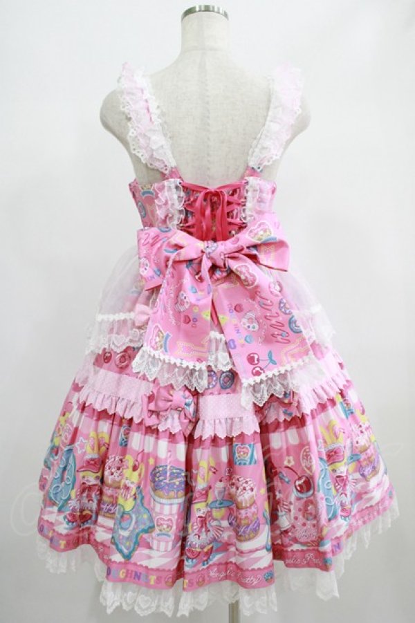 Angelic Pretty / Toy's Donut Diner エプロンドレスSet Free
