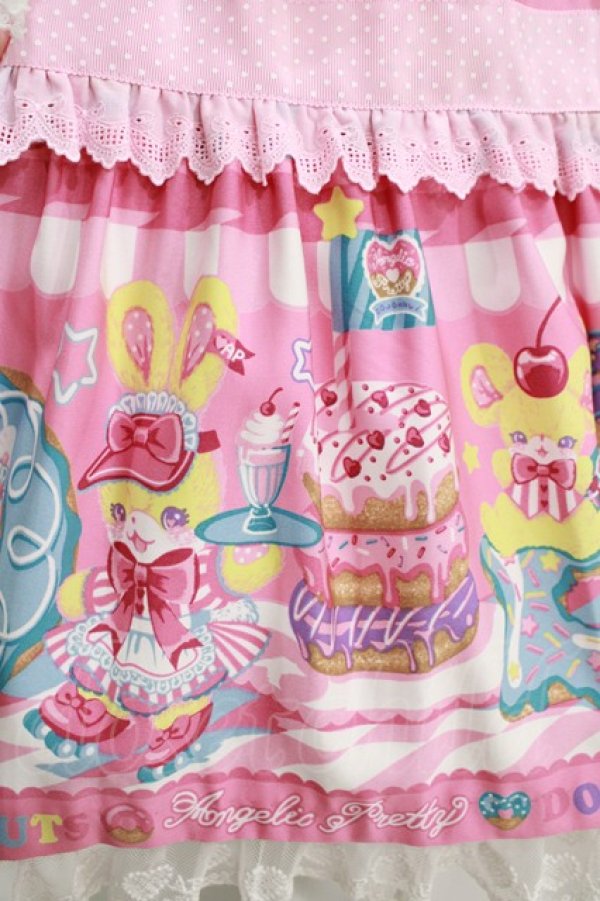Toy's Donut Diner Apron Dress Set by Angelic Pretty