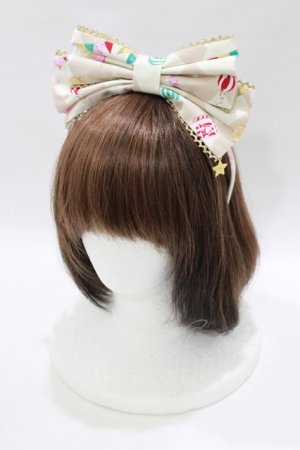 画像: Angelic Pretty / Fantasy Theaterカチューシャ  アイボリー H-25-06-23-071-AP-AC-NS-ZH
