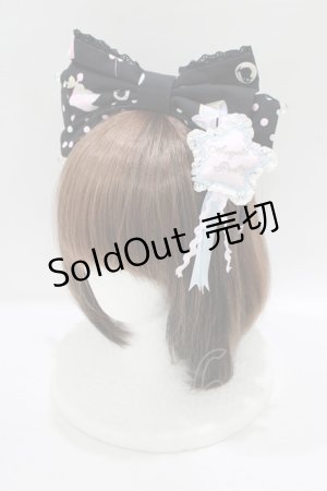 画像: Angelic Pretty / Dreamyベビールームカチューシャ  ブラック H-25-06-23-081-AP-AC-NS-ZH