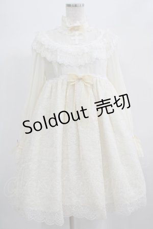 画像: Angelic Pretty / カトリーナワンピース Free アイボリー H-25-06-23-009-AP-OP-NS-ZH