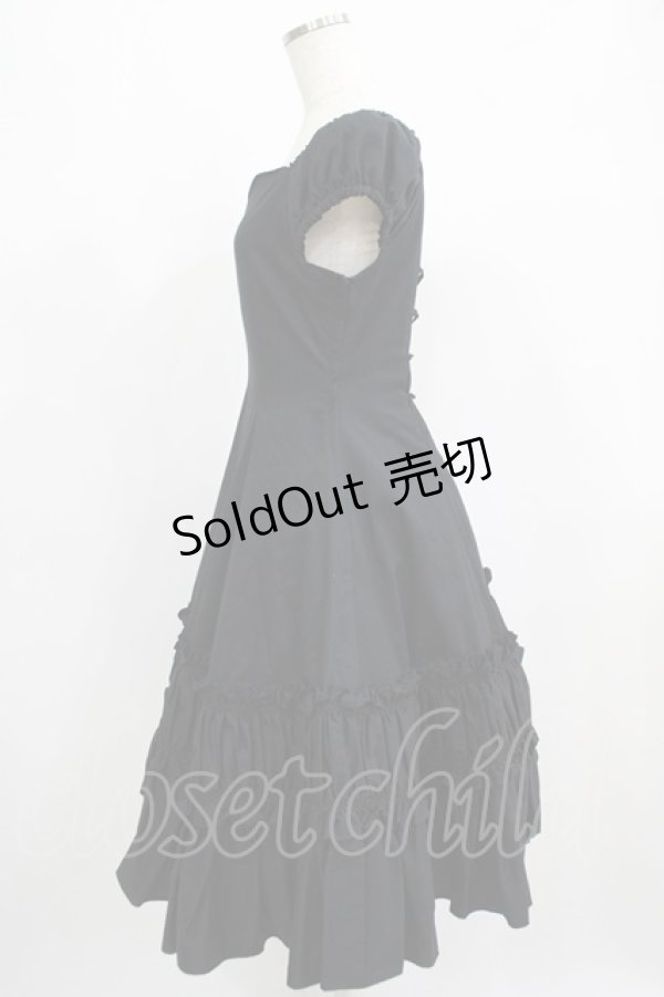 画像2: Mary Magdalene / エグランティーヌワンピース Free ブラック H-25-06-23-013-CL-OP-NS-ZH (2)