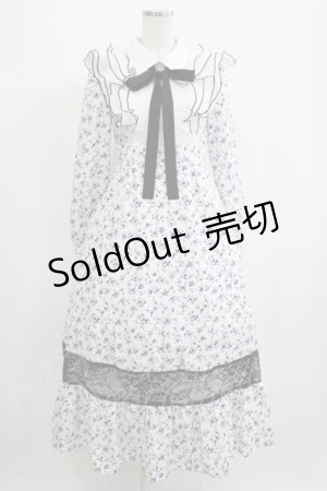 画像: An MILLE / レース切替フラワーワンピース Free オフ/ブラック H-25-06-23-018-EL-OP-NS-ZH