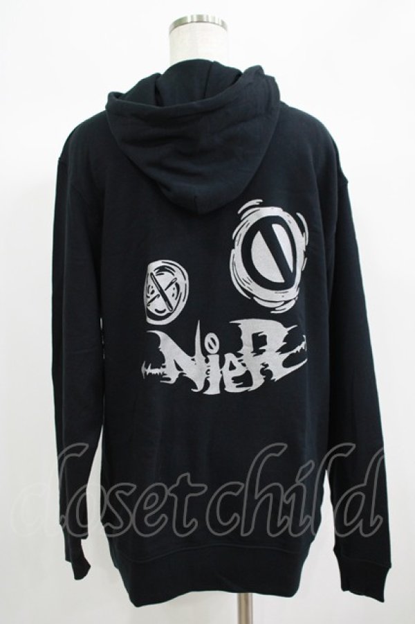 画像3: NieR Clothing / プリントプルパーカー XL 黒 H-25-06-24-040-PU-TO-KB-ZH (3)