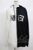 画像1: NieR Clothing / TWO-TONE ZIPパーカー  黒×グレー H-25-06-24-041-PU-TO-KB-ZH (1)