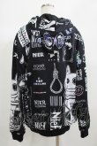 画像3: NieR Clothing / 防寒裏起毛パーカー  黒 H-25-06-24-042-PU-TO-KB-ZT267 (3)