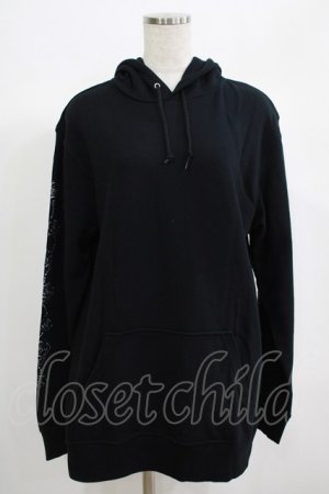 画像: NieR Clothing / プリントプルパーカー  黒 H-25-06-24-045-PU-TO-KB-ZH